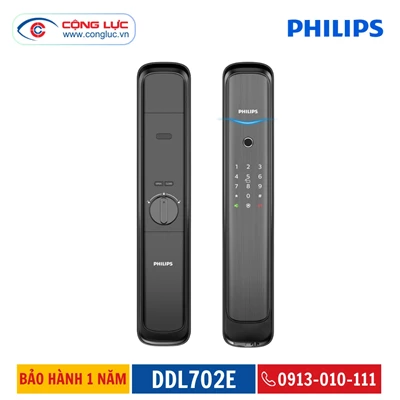 Khoá Cửa Vân Tay Philips DDL702E